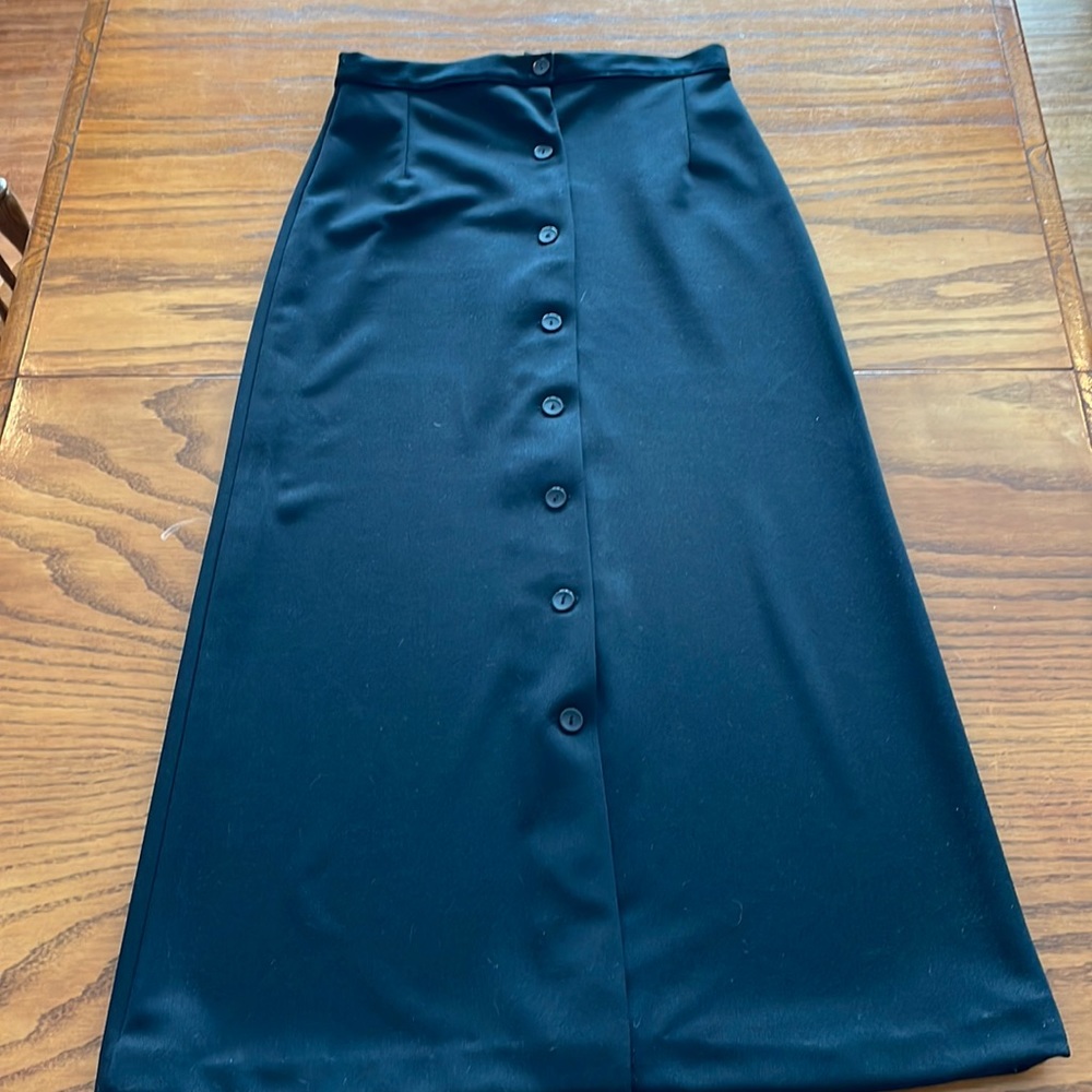 Vintage long black skirt